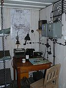 Wnętrze odrestaurowanego schronu Regelbau 502